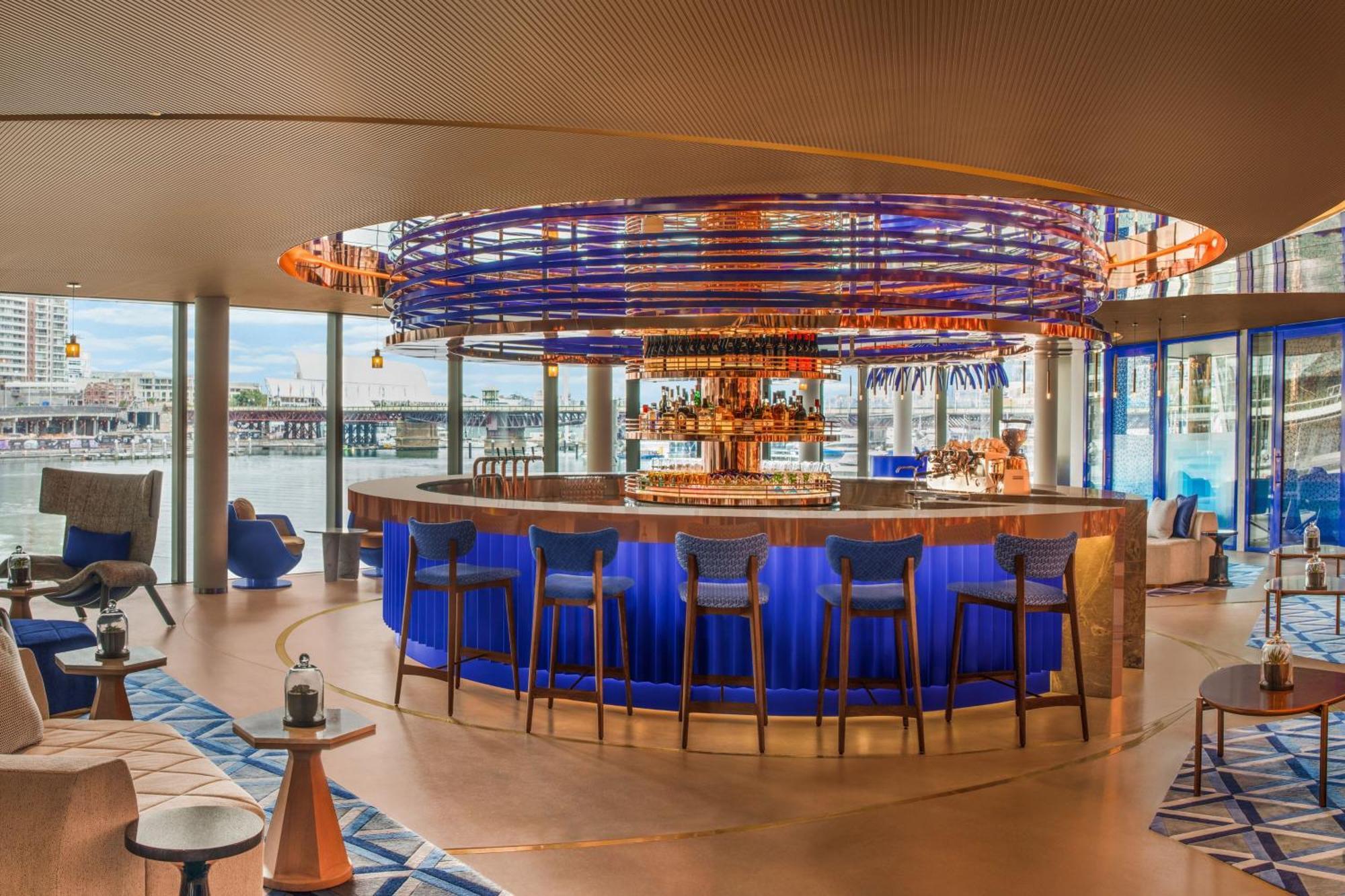 فندق W سيدني المظهر الخارجي الصورة The bar at the Blue Note lounge