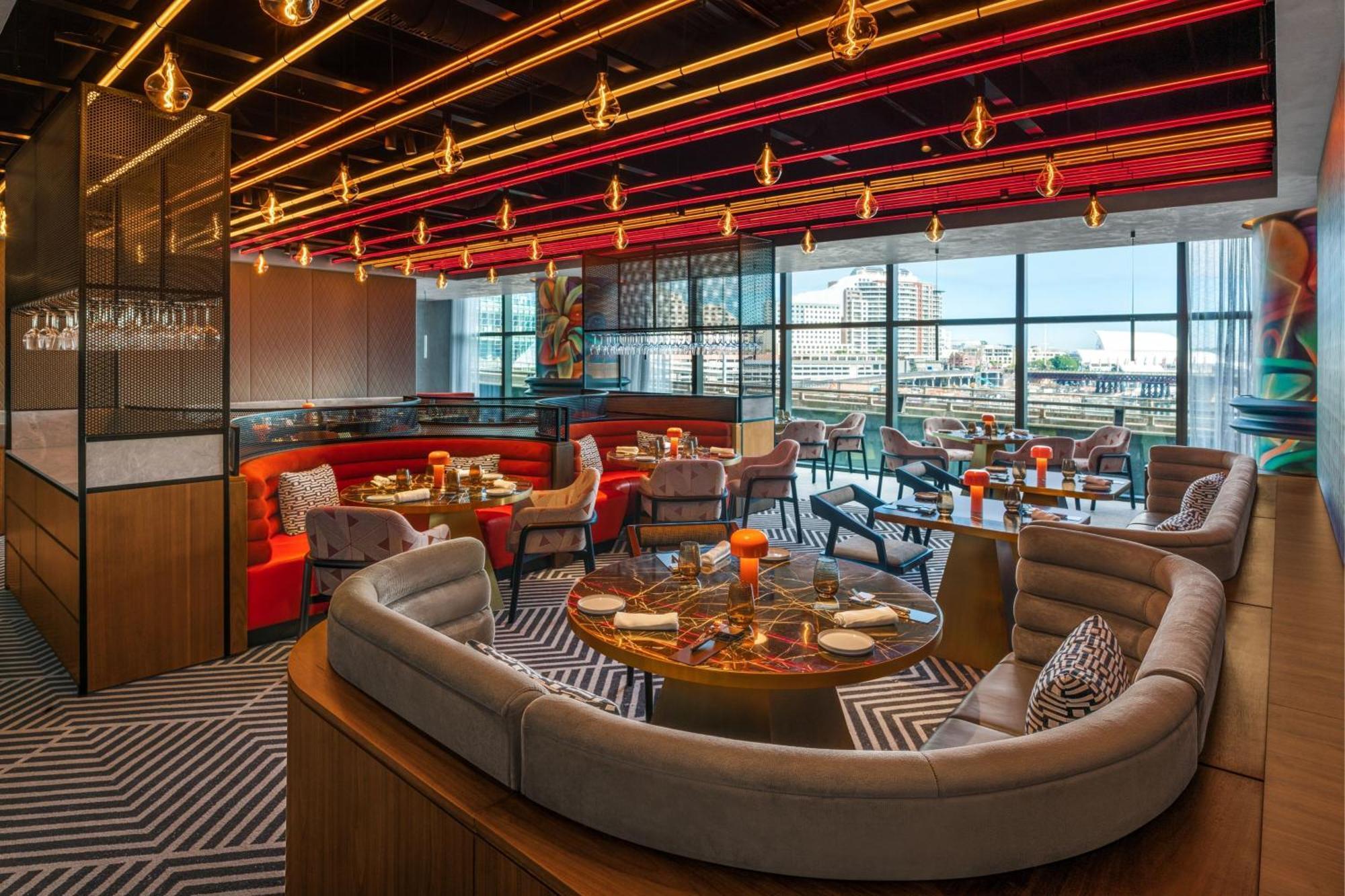 فندق W سيدني المظهر الخارجي الصورة The interior of the restaurant